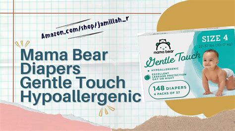 mama bear gentle touch diapers reviews